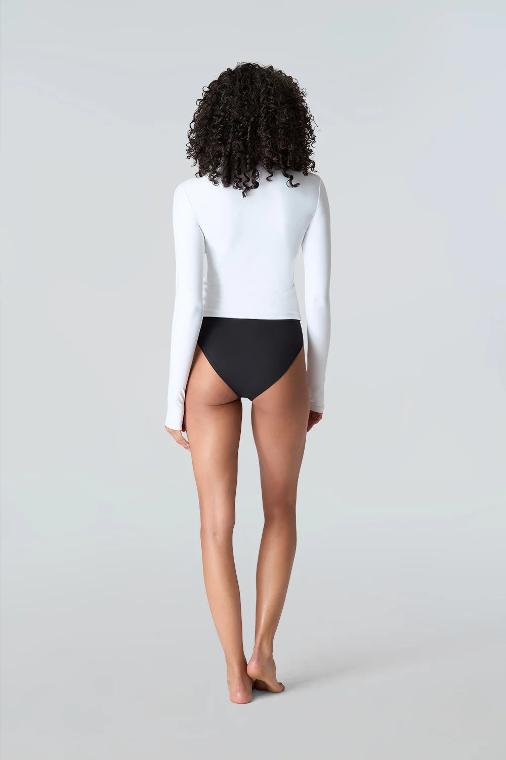 Mia 1/2 Zip Pullover in White