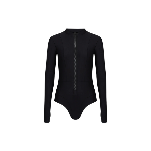 Harper Full Coverage Bodysuit in Black | The Skin Savant by Amy